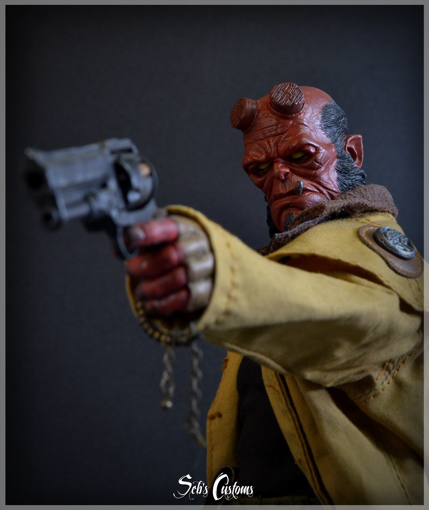 hellboy 1/6 scale custom figure